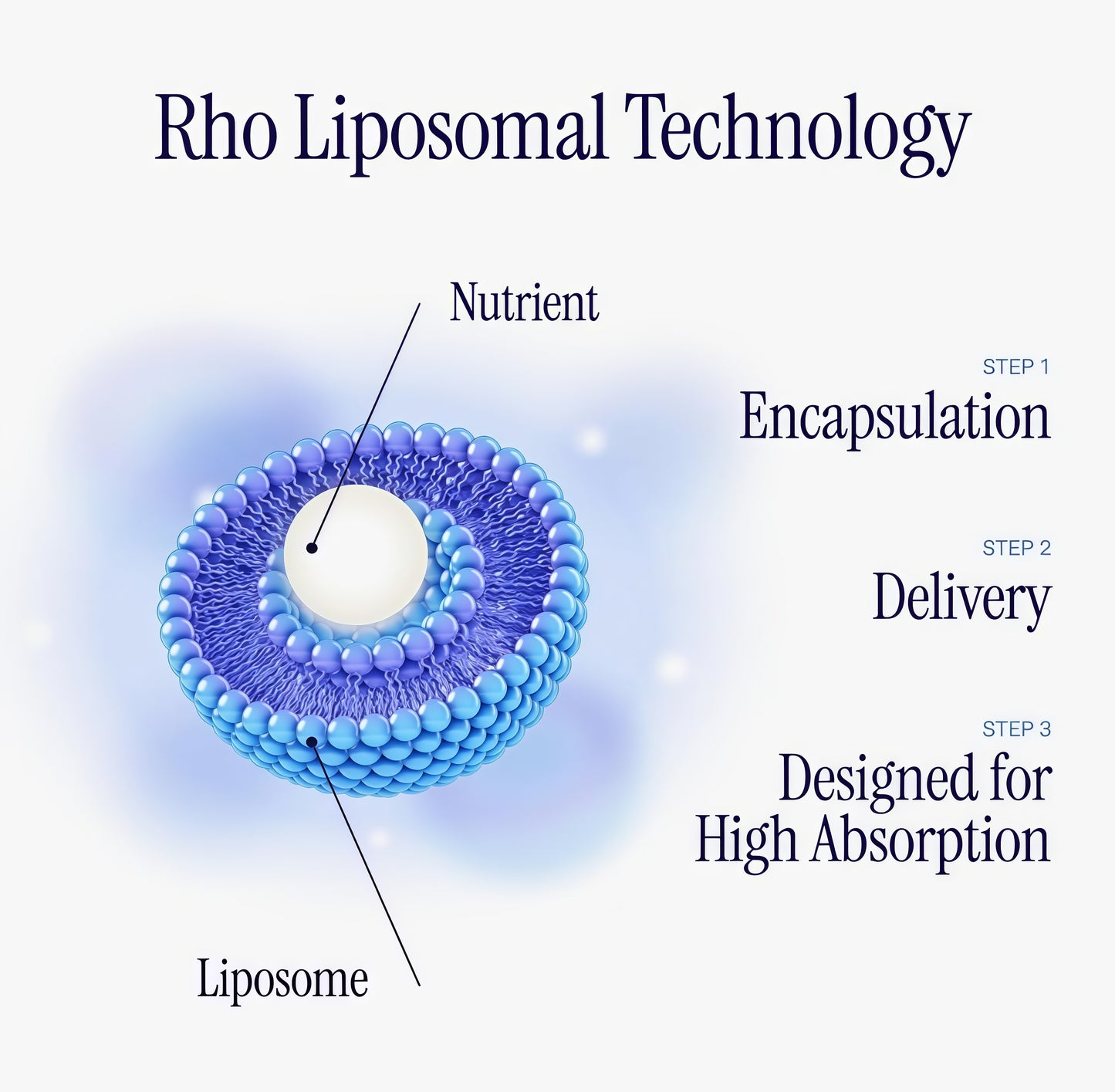 Rho Nutrition Liposomal Glutathione -Ultra High Absorption LiquidGlutathione Supplement -SupportsNatural Detoxification, lmmune System,Skin Health, Mental Clarity & Overall Well-Being